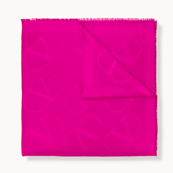 Valentino Garavani Accessories - Valentino Garavani V Logo Silk Scarf